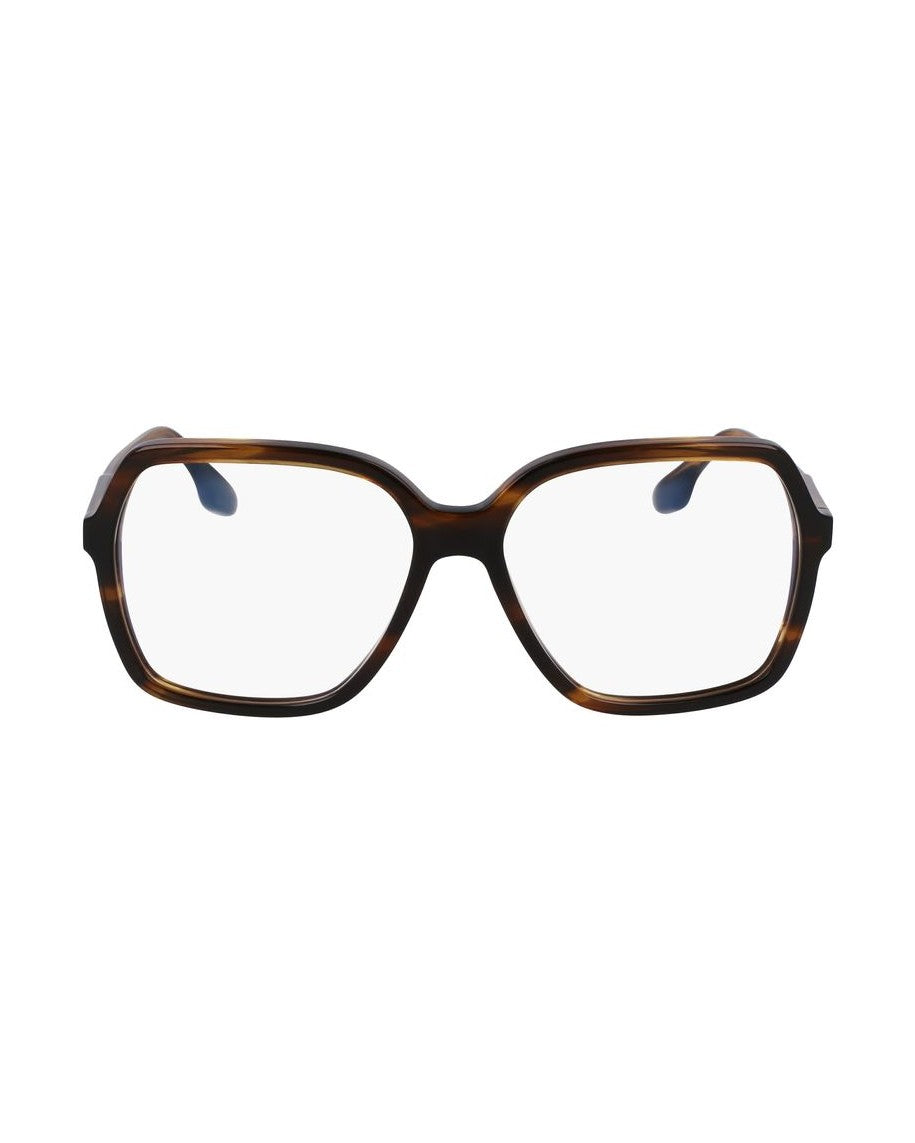 Victoria Beckham Brown Acetate Optical Frame Glam Steals
