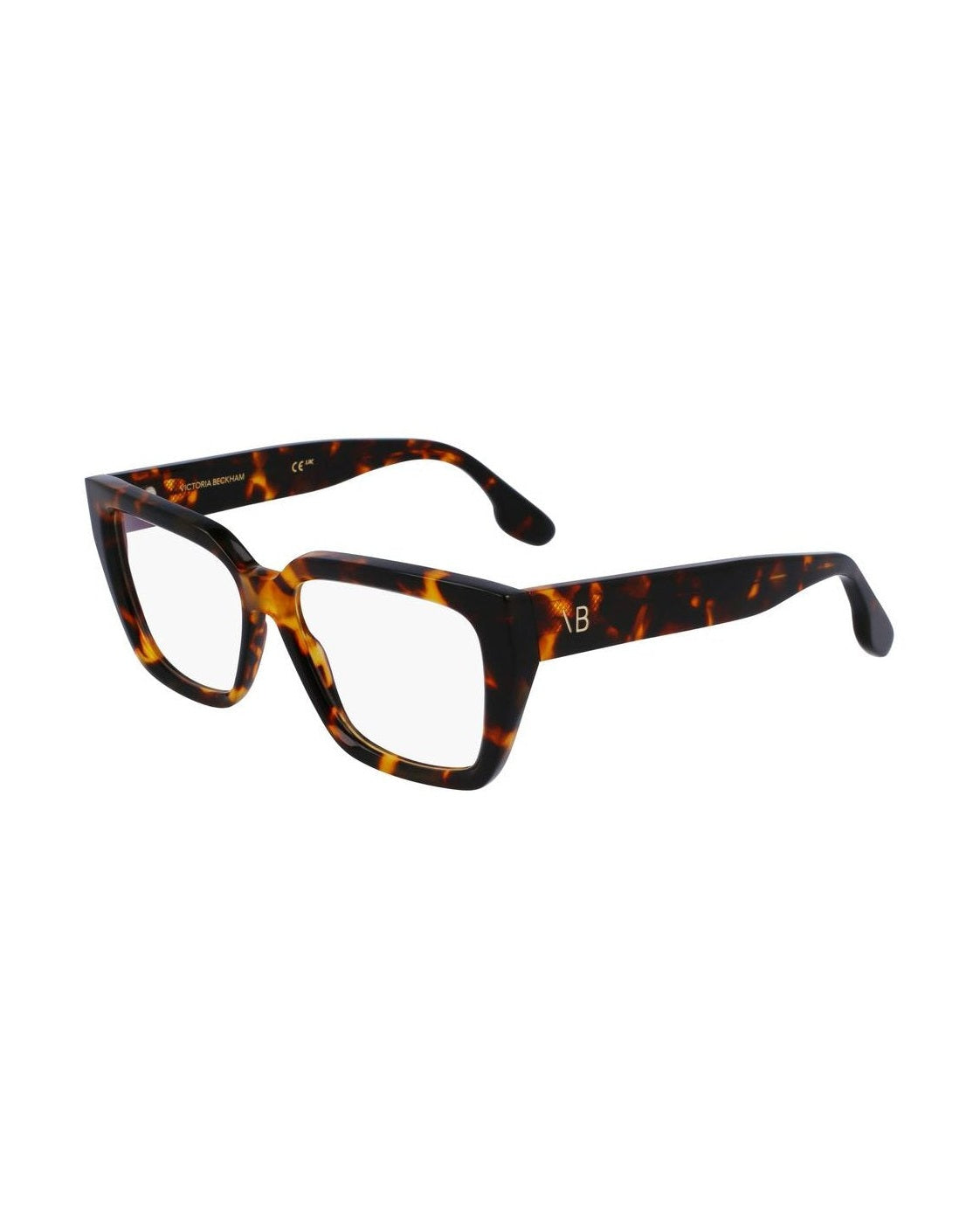Victoria Beckham Brown Acetate Optical Frame Eyeglasses
