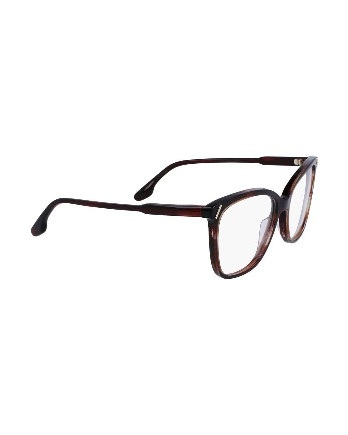 Victoria Beckham Brown Acetate Optical Frame Eyeglasses