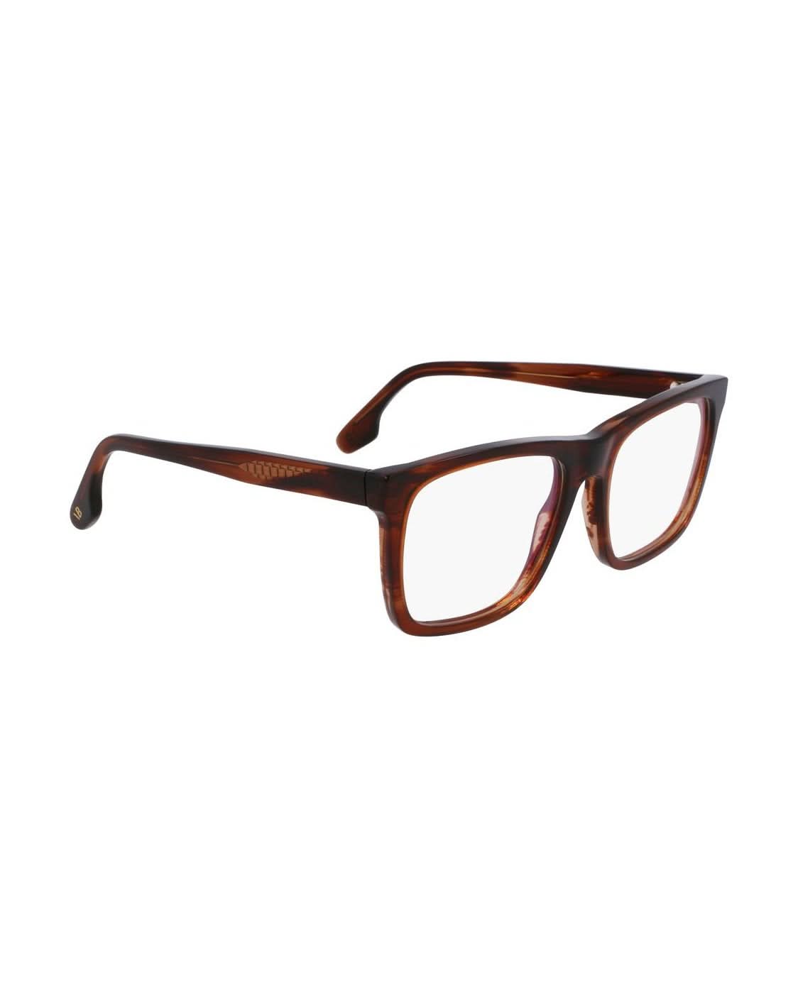 Victoria Beckham Brown Acetate Optical Frame Eyeglasses
