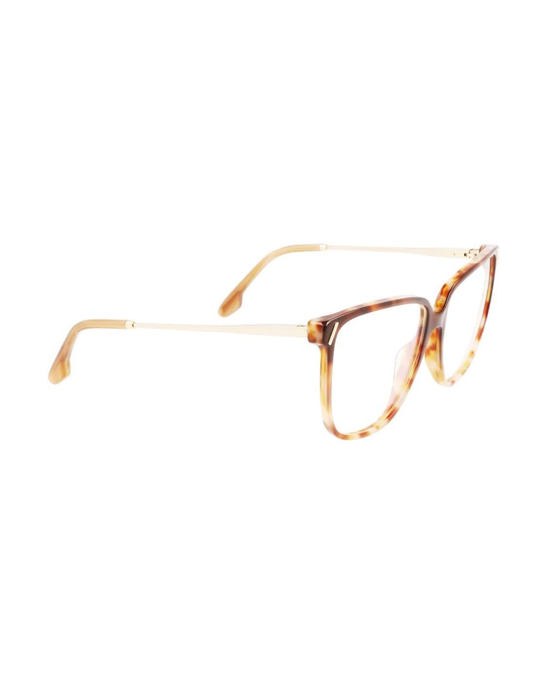 Victoria Beckham Brown Acetate Optical Frame Eyeglasses