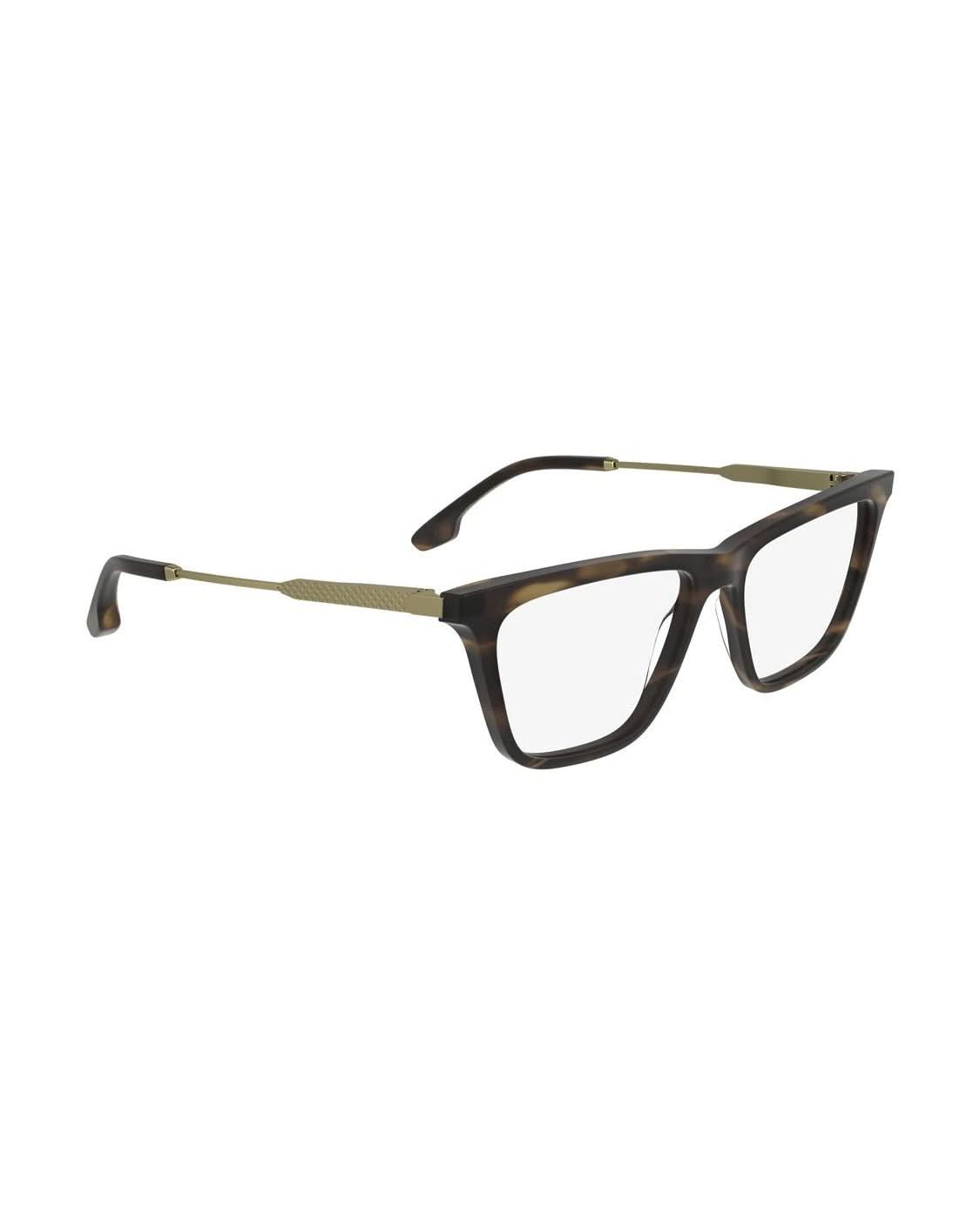 Victoria Beckham Brown Acetate Optical Frame Eyeglasses