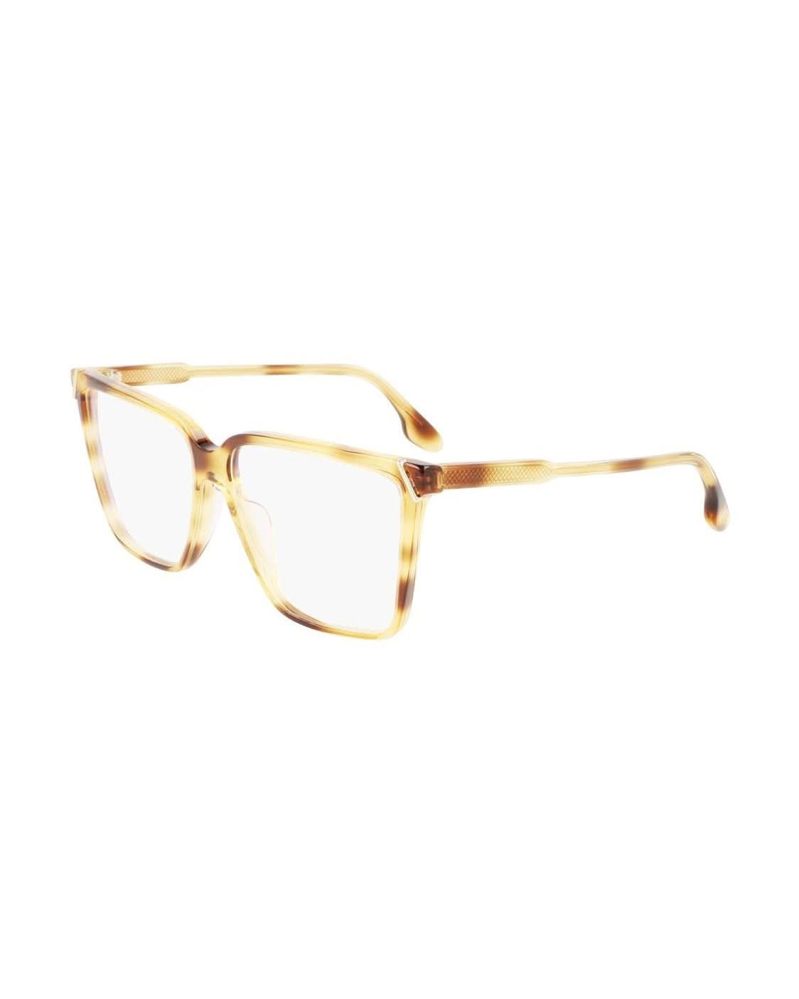 Victoria Beckham Brown Acetate Optical Frame Eyeglasses