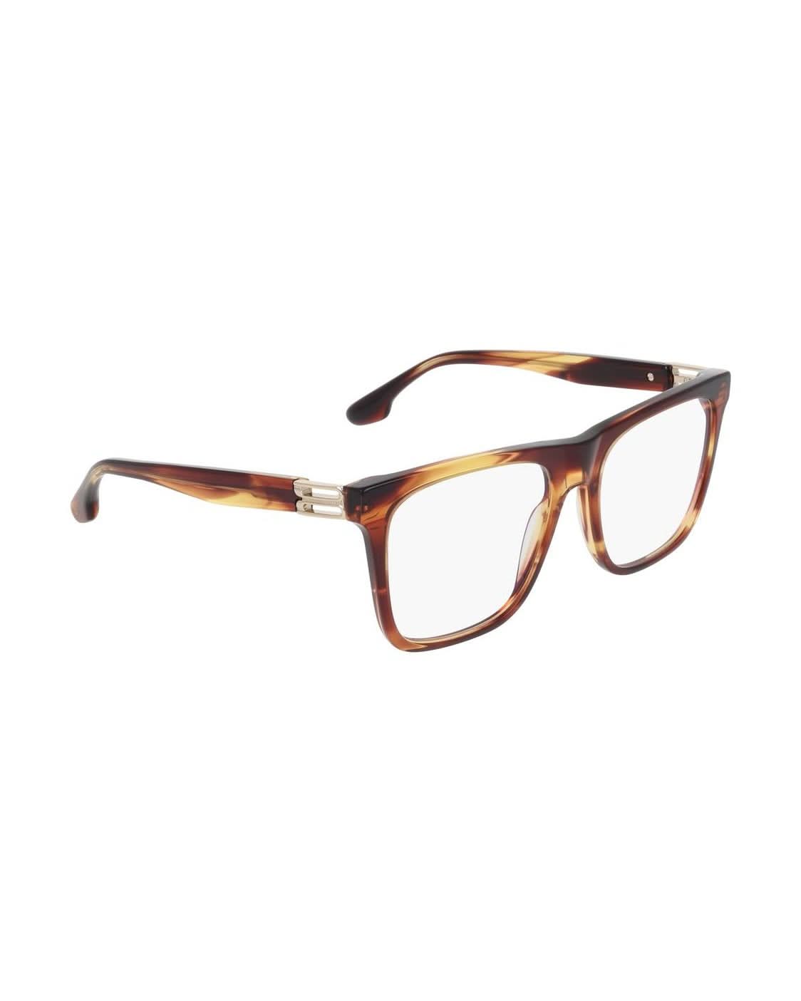 Victoria Beckham Brown Acetate Optical Frame Eyeglasses