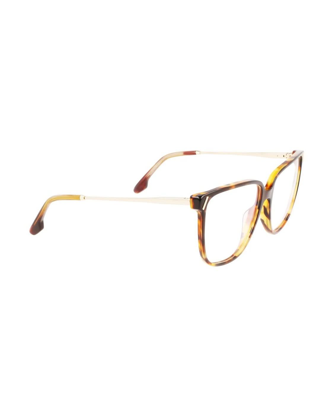 Victoria Beckham Brown Acetate Optical Frame Eyeglasses