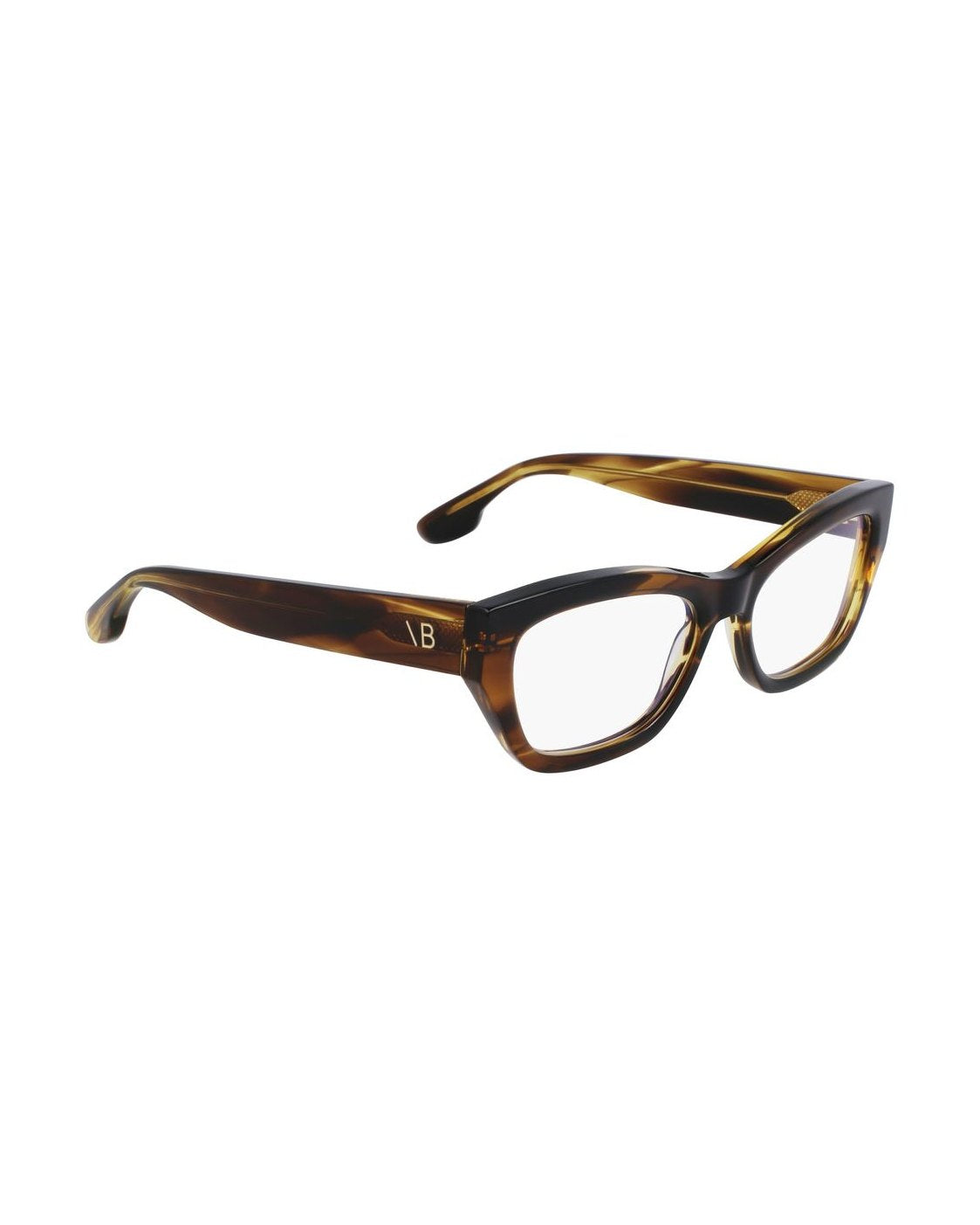 Victoria Beckham Brown Acetate Optical Frame Eyeglasses