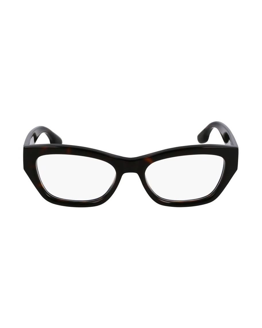 Victoria Beckham Brown Acetate Optical Frame Eyeglasses