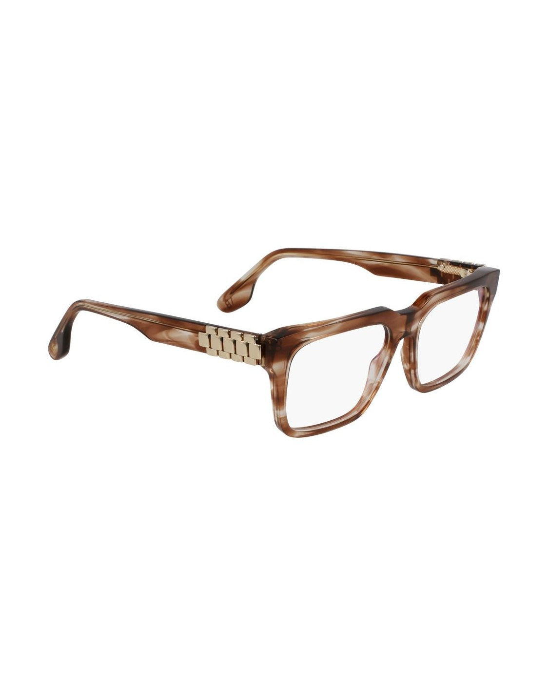 Victoria Beckham Brown Acetate Optical Frame Eyeglasses