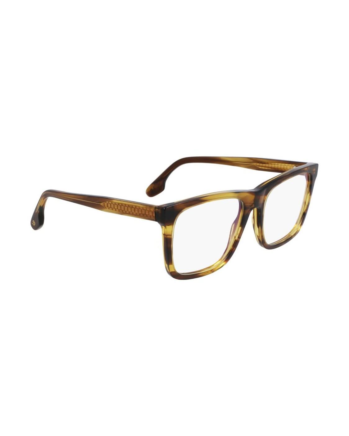 Victoria Beckham Brown Acetate Optical Frame Eyeglasses