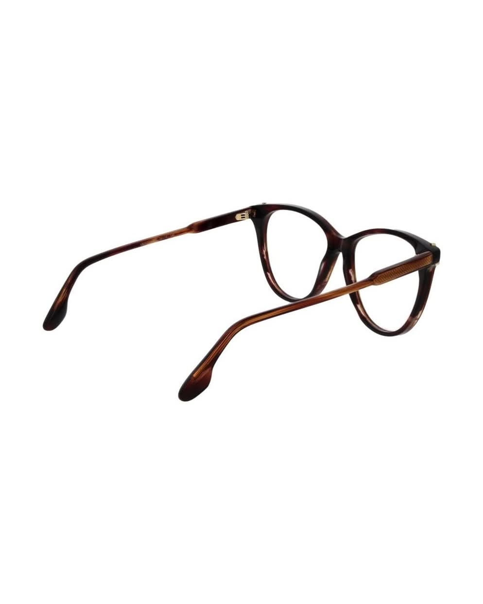 Victoria Beckham Brown Acetate Glasses