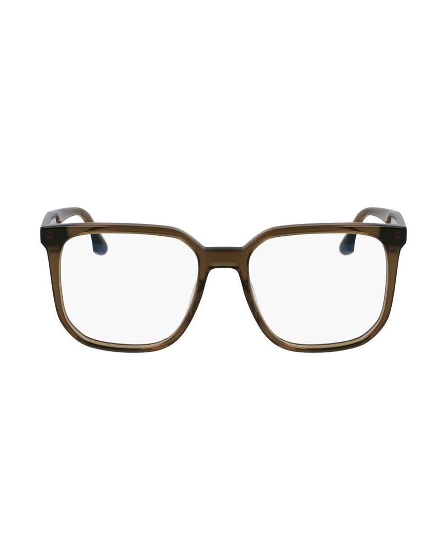 Victoria Beckham Brown Acetate Optical Frame Eyeglasses