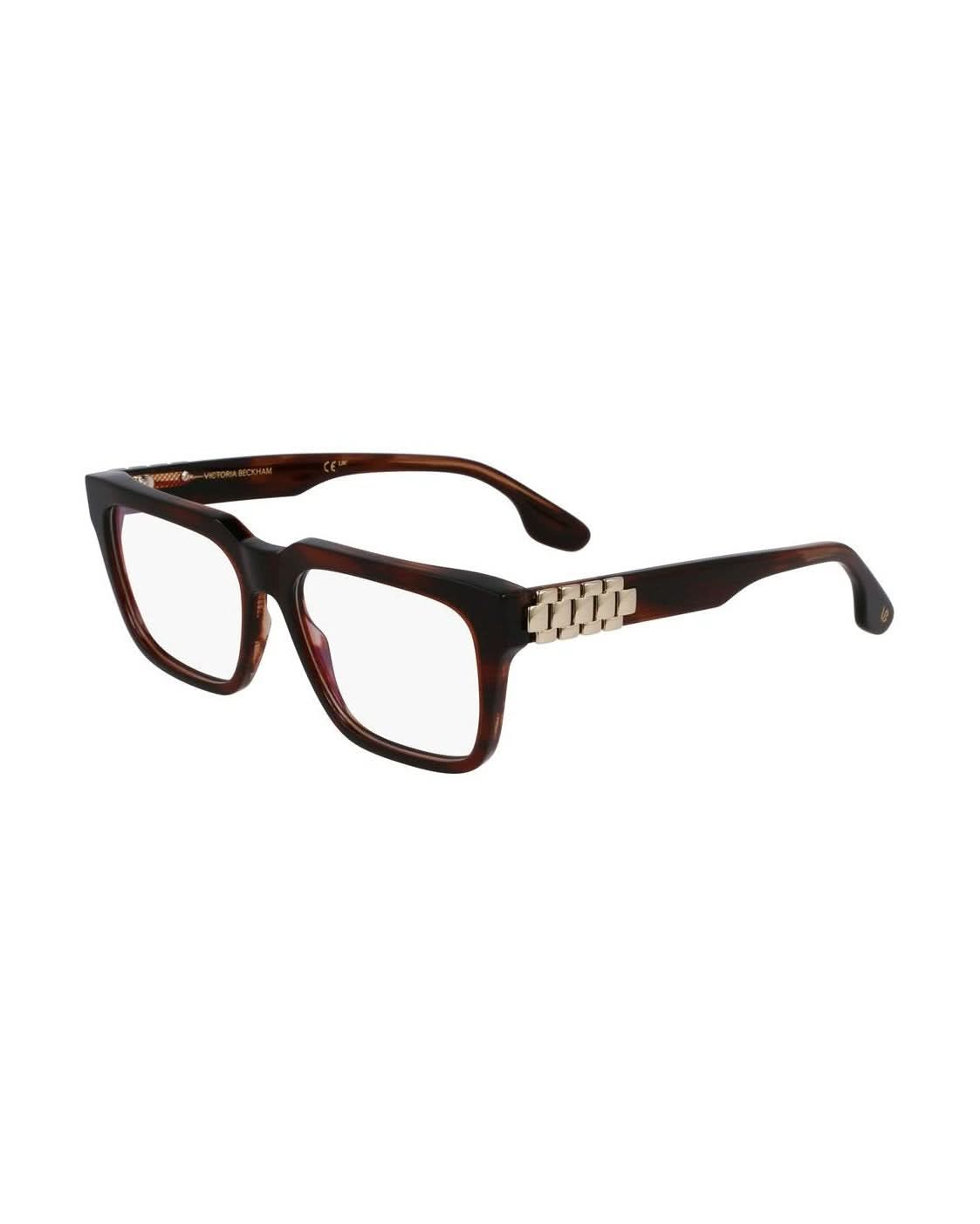 Victoria Beckham Brown Acetate Optical Frame Eyeglasses