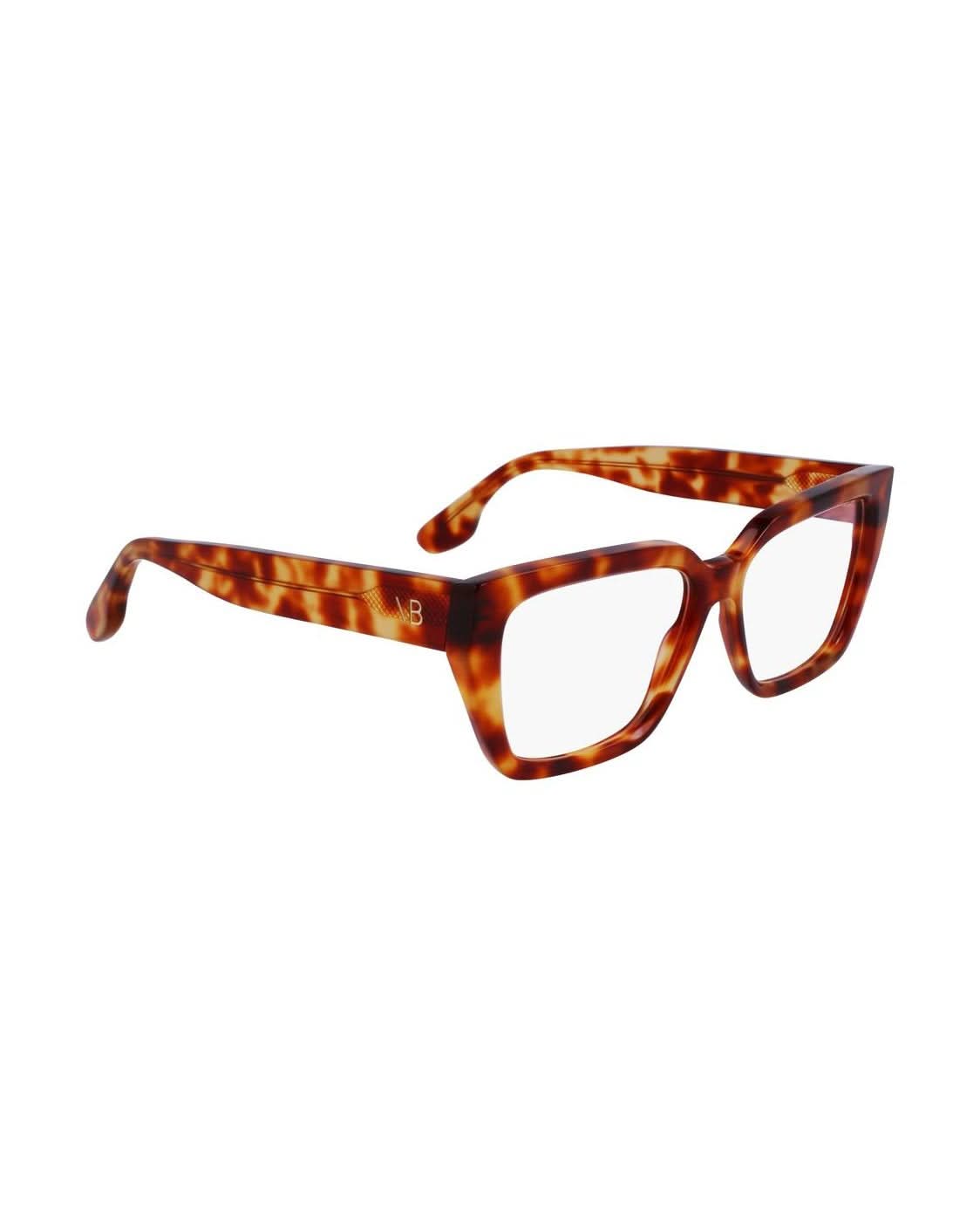 Victoria Beckham Brown Acetate Optical Frame Eyeglasses