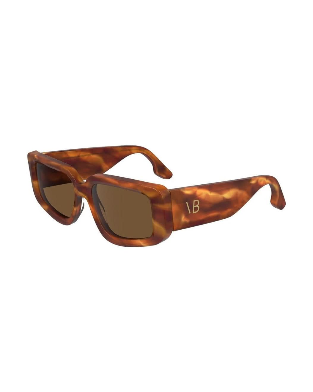 Victoria Beckham Brown Acetate Sunglasses Sunglasses