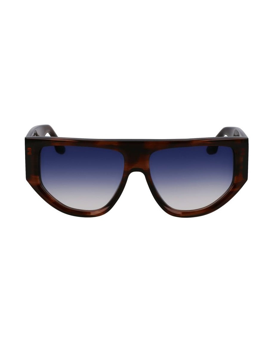 Victoria Beckham Brown Acetate Sunglasses Sunglasses