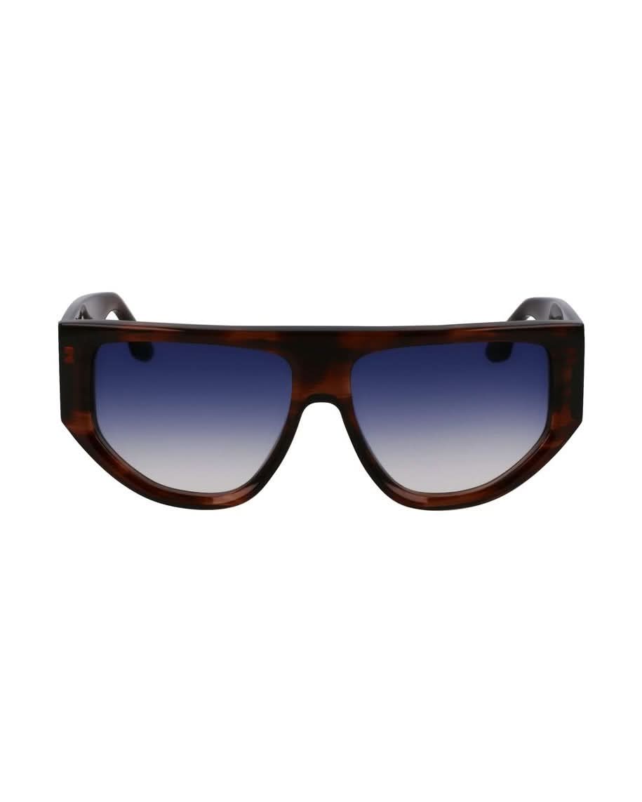 Victoria Beckham Brown Acetate Sunglasses Sunglasses