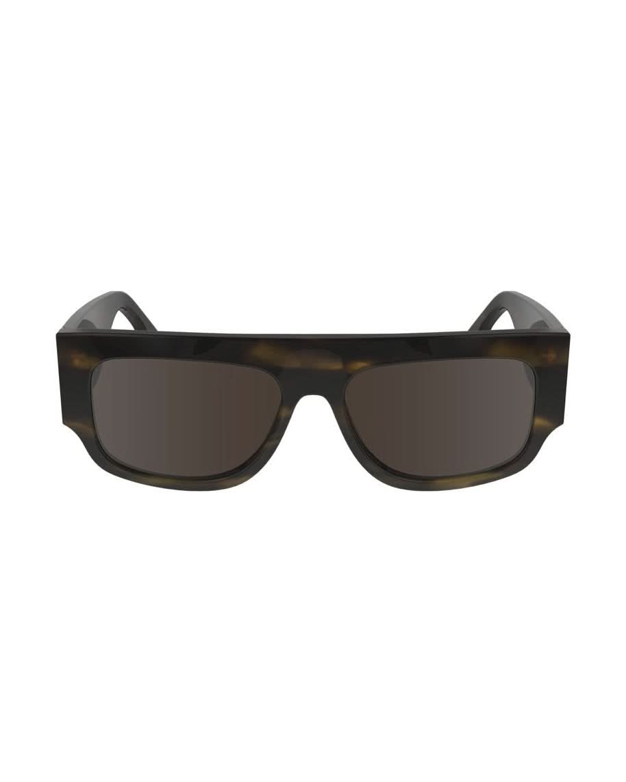 Victoria Beckham Brown Acetate Sunglasses Sunglasses