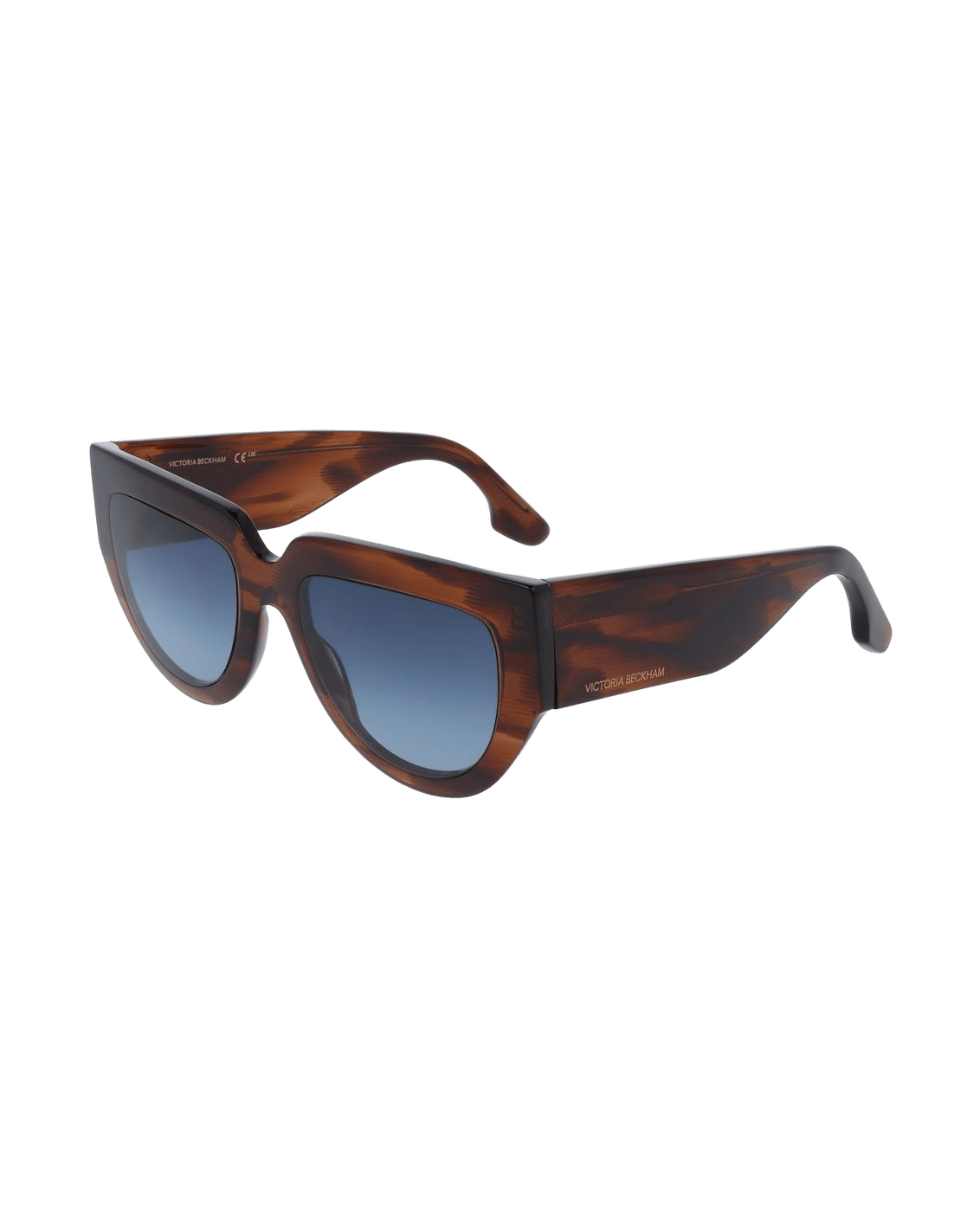 Victoria Beckham Brown Acetate Sunglasses Sunglasses