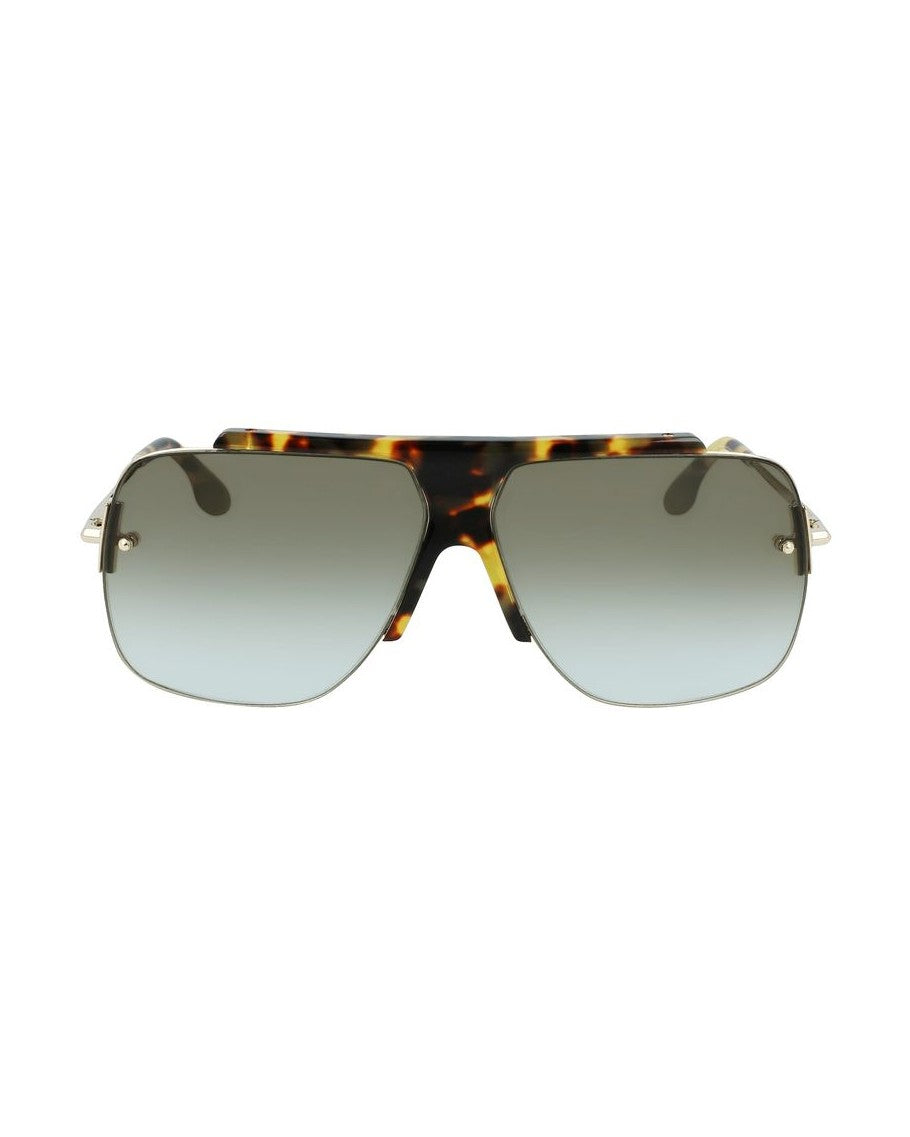 Victoria Beckham Brown Acetate Sunglasses Sunglasses