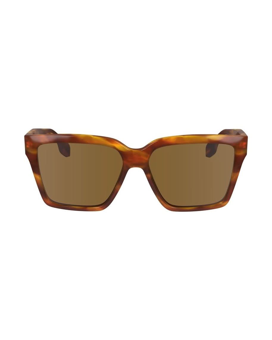 Victoria Beckham Brown Acetate Sunglasses Sunglasses