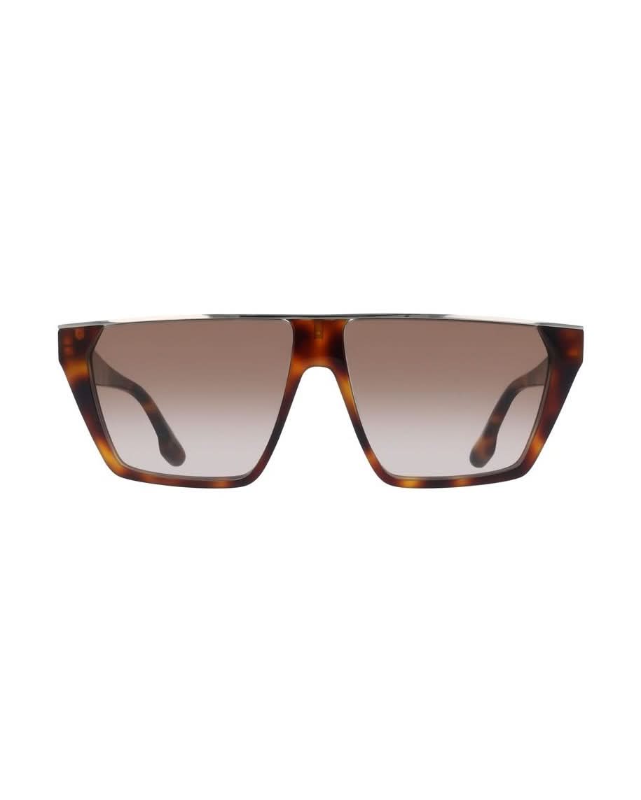 Victoria Beckham Brown Acetate Sunglasses Sunglasses