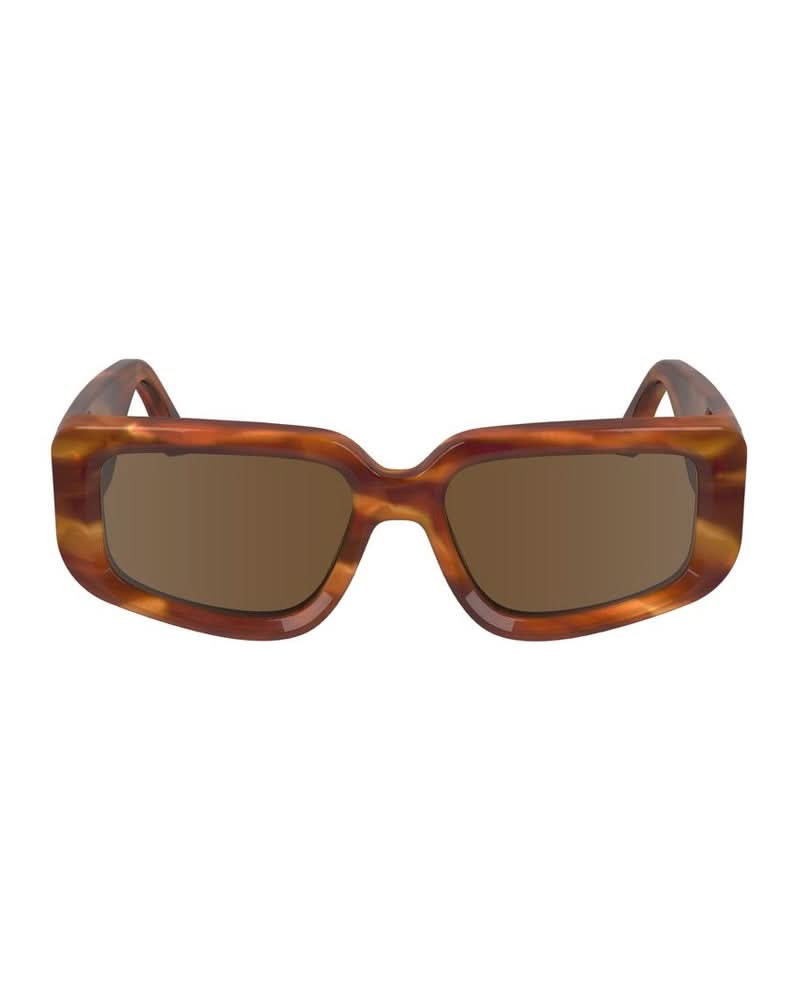 Victoria Beckham Brown Acetate Sunglasses Sunglasses