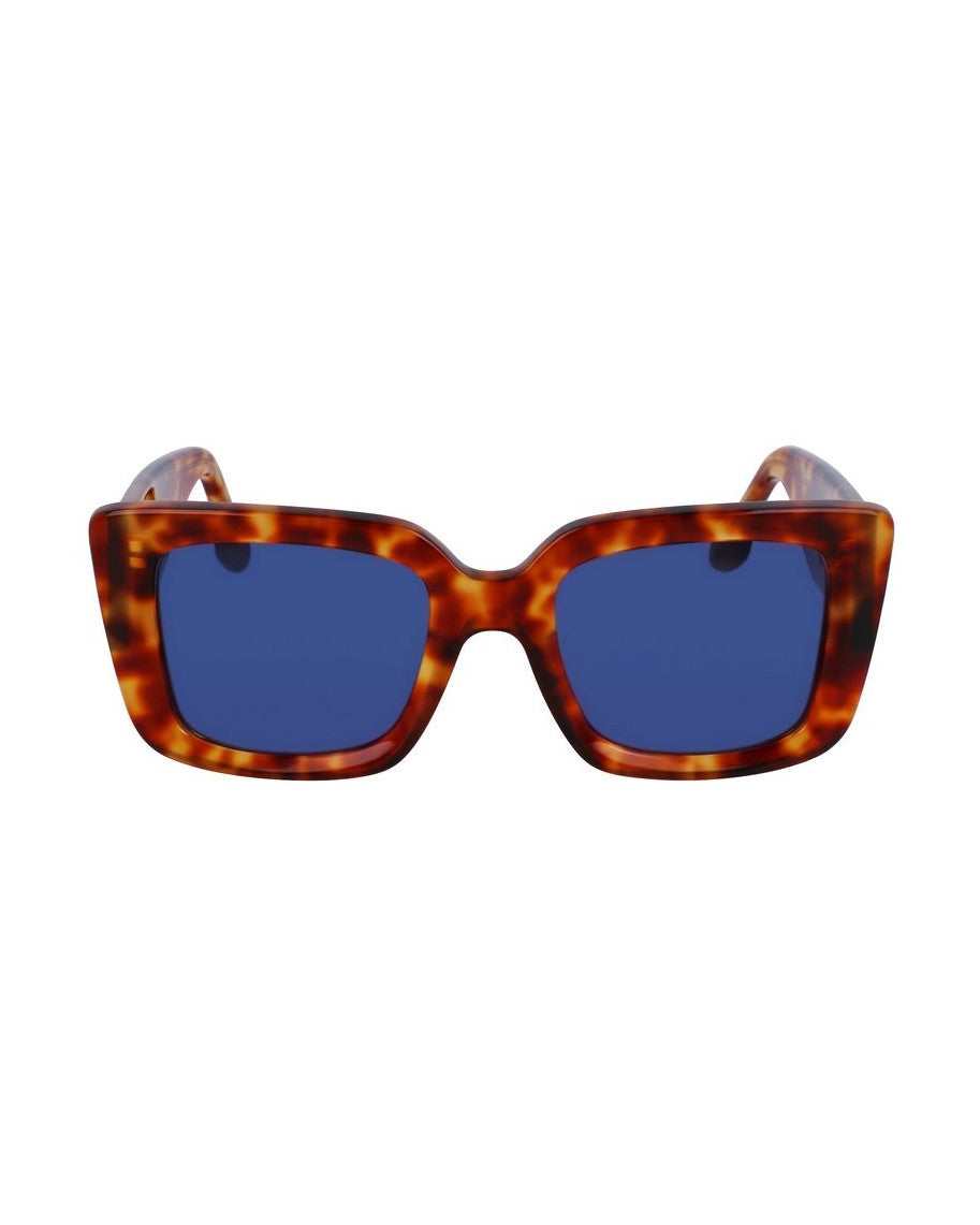 Victoria Beckham Brown Acetate Sunglasses Sunglasses
