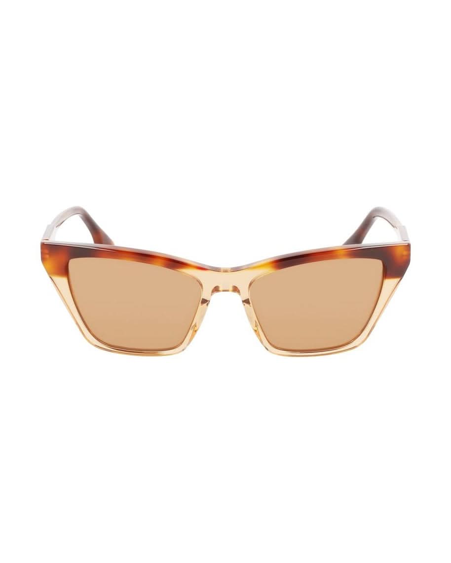 Victoria Beckham Brown Acetate Sunglasses Sunglasses