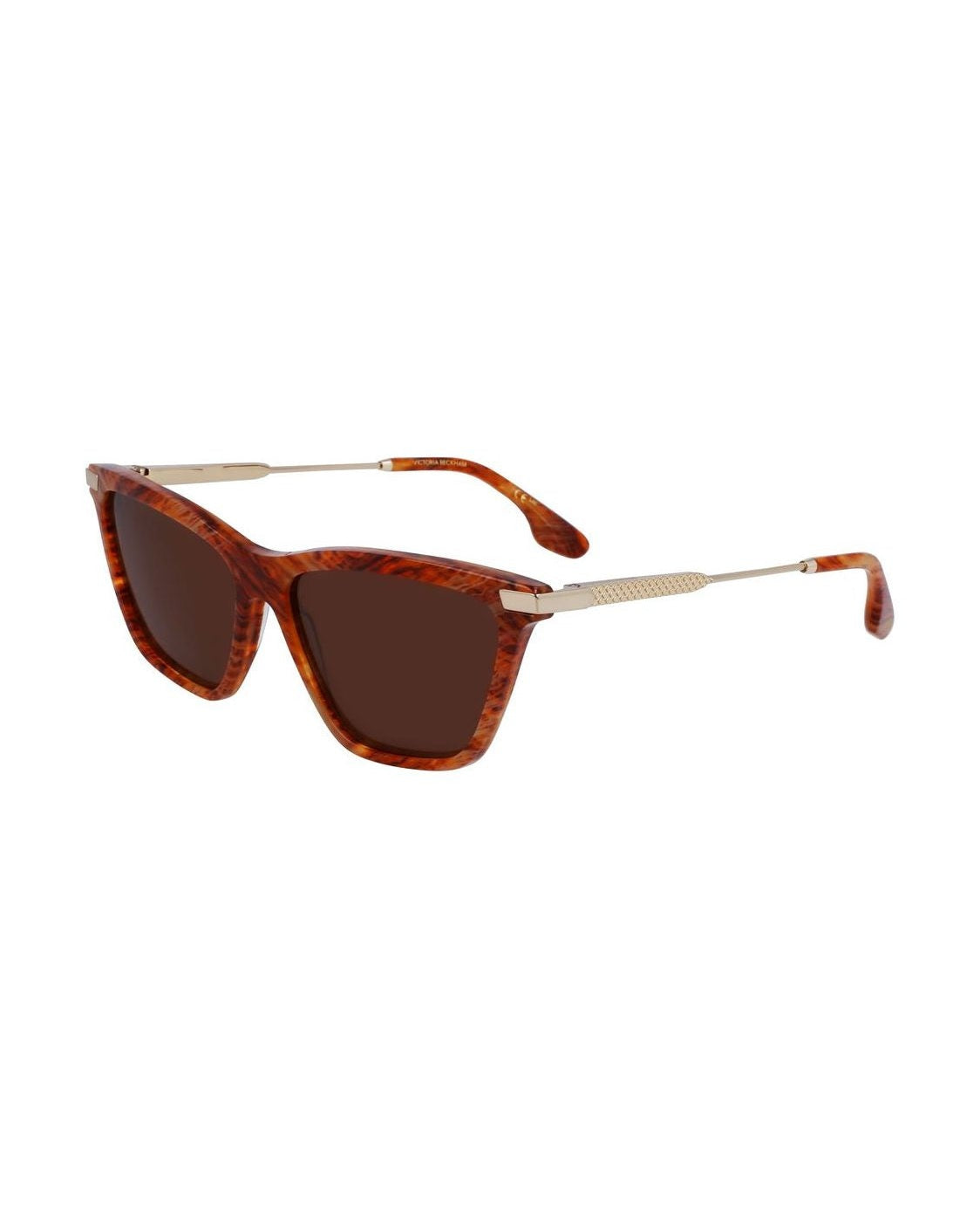 Victoria Beckham Brown Acetate Sunglasses Sunglasses