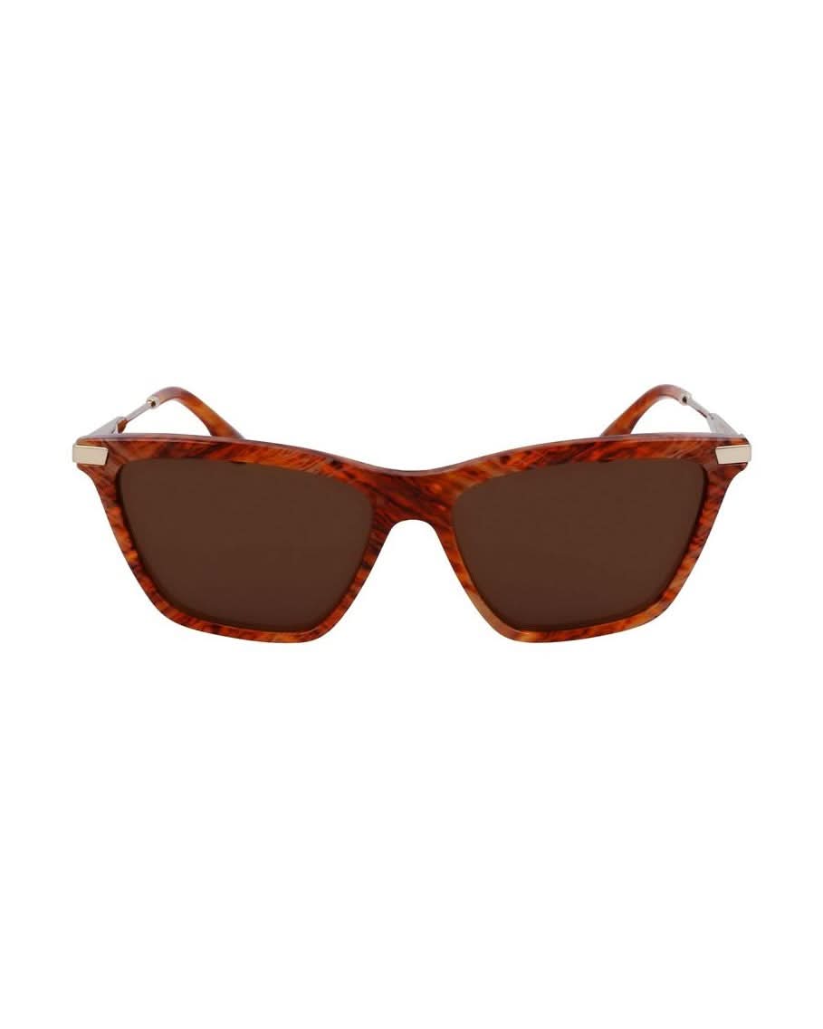 Victoria Beckham Brown Acetate Sunglasses Sunglasses