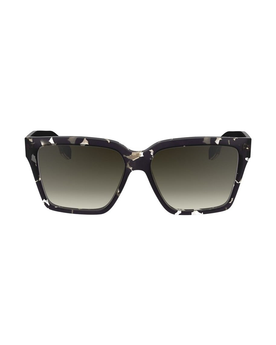 Victoria Beckham Brown Acetate Sunglasses Sunglasses