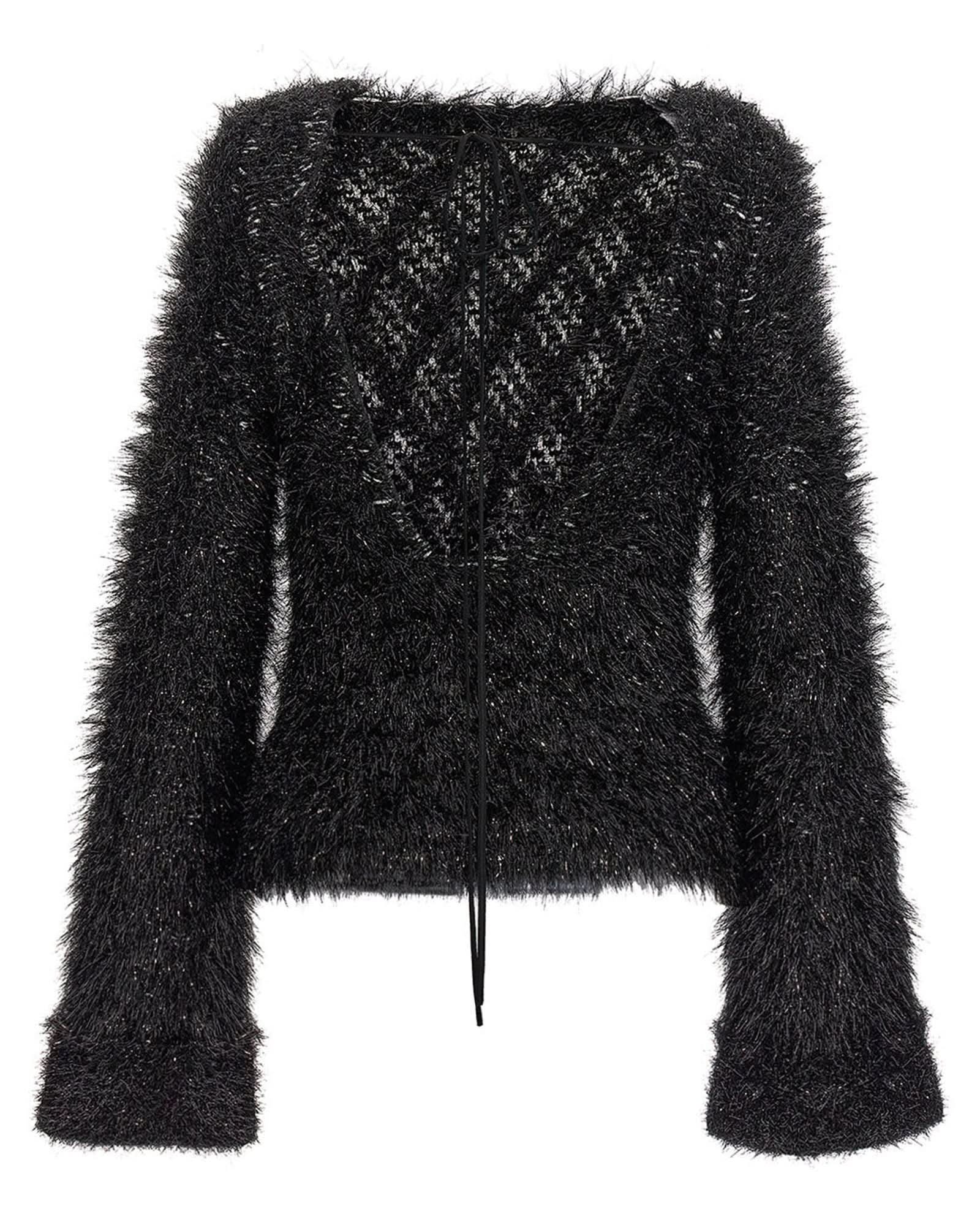 Victoria Beckham Cut Out Lurex Sweater Glam Steals