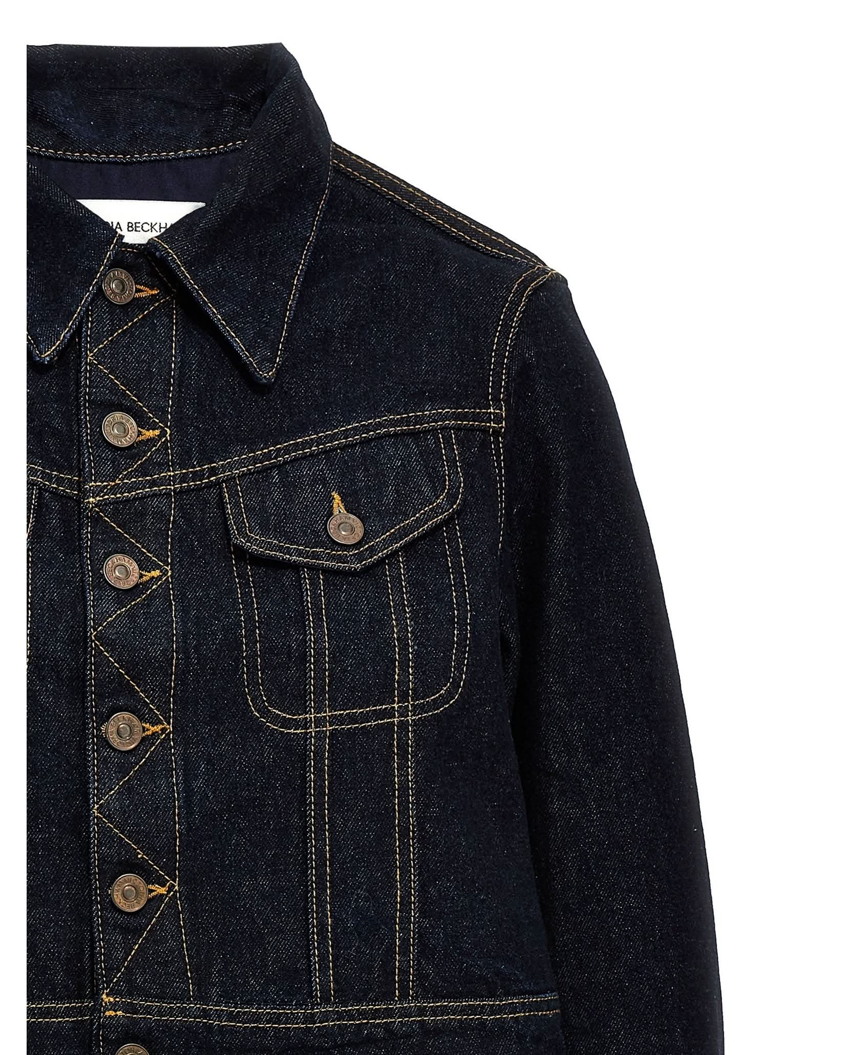 Victoria Beckham Denim Cropped Jacket Glam Steals