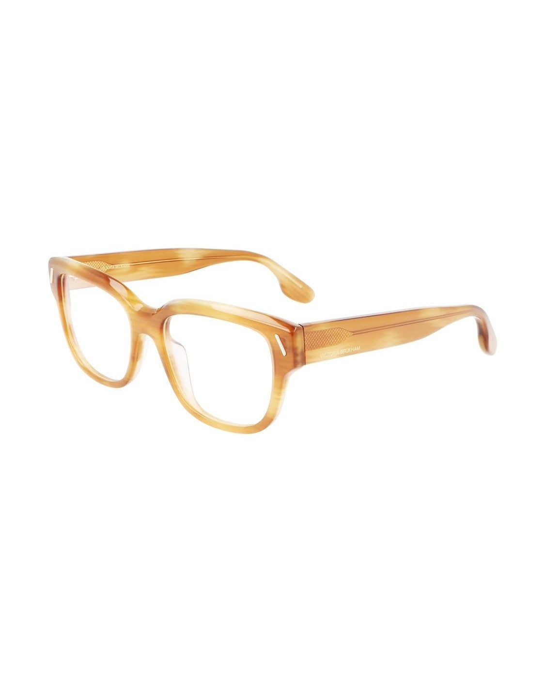 Victoria Beckham Gold Acetate Optical Frame Eyeglasses