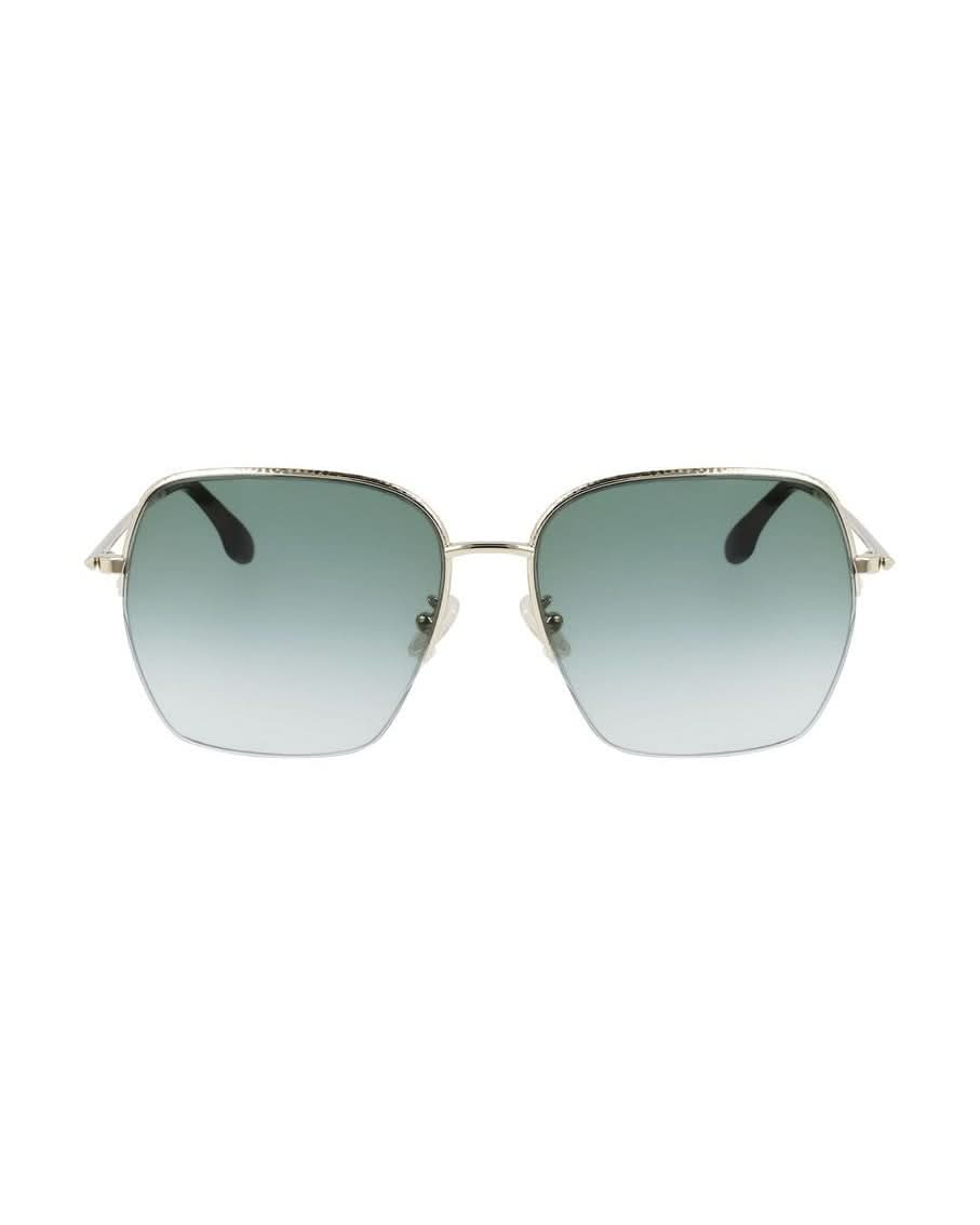 Victoria Beckham Gold Metal Sunglasses Sunglasses