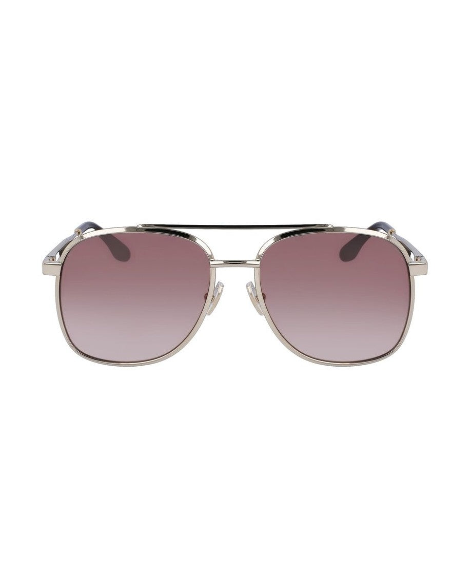 Victoria Beckham Gold Metal Sunglasses Sunglasses