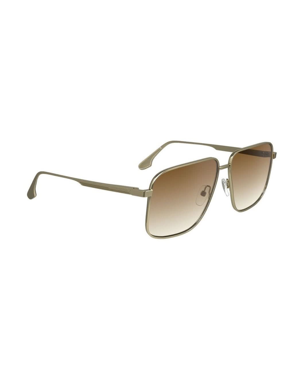 Victoria Beckham Gold Metal Sunglasses