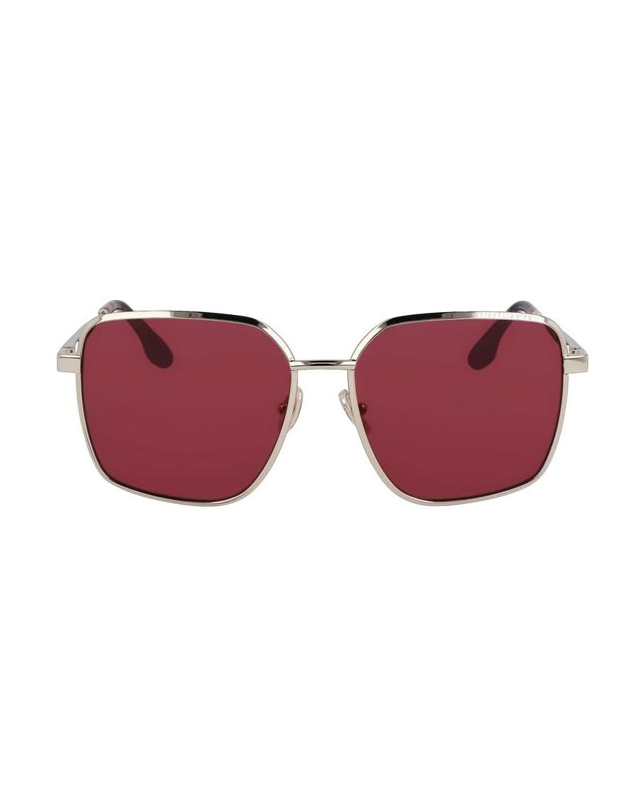 Victoria Beckham Gold Metal Sunglasses Sunglasses