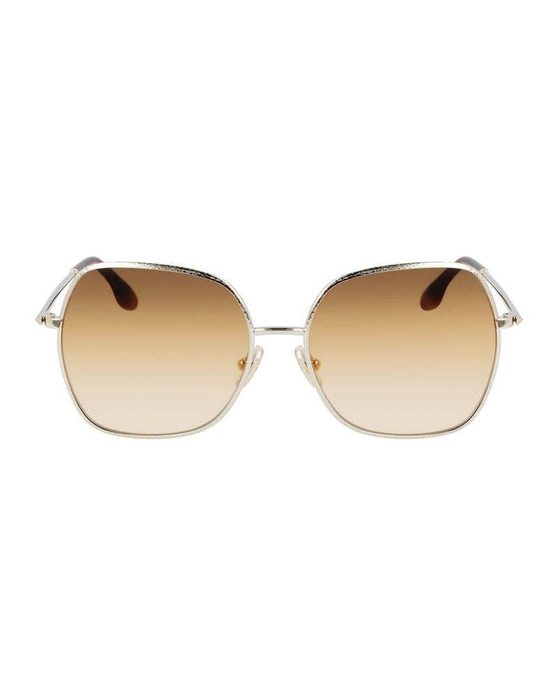 Victoria Beckham Gold Metal Sunglasses Sunglasses