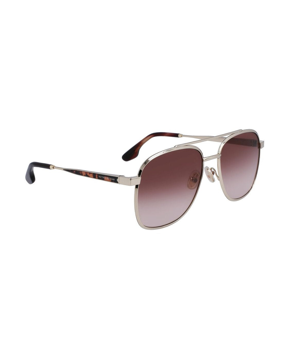 Victoria Beckham Gold Metal Sunglasses Sunglasses