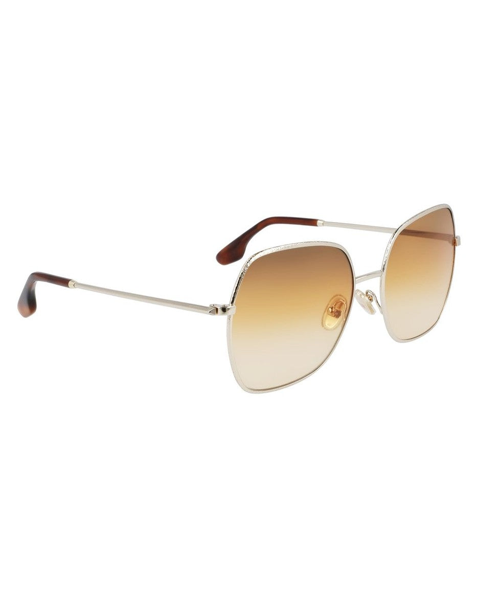 Victoria Beckham Gold Metal Sunglasses Sunglasses
