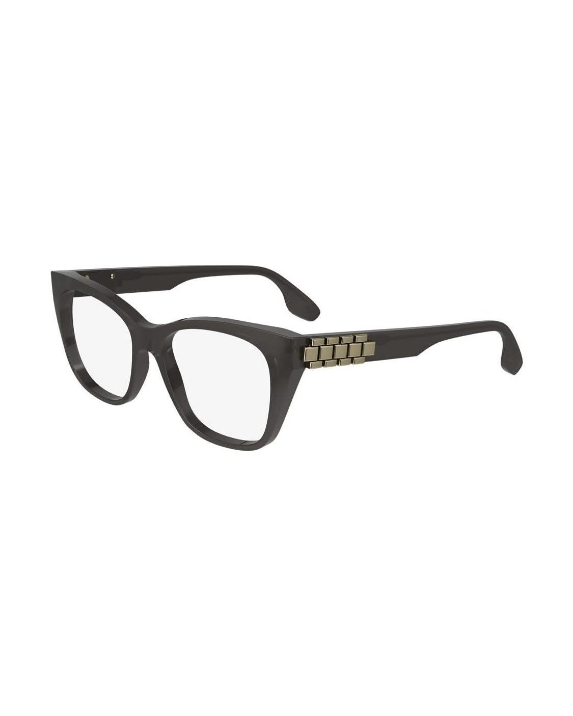 Victoria Beckham Gray Acetate Optical Frame Eyeglasses