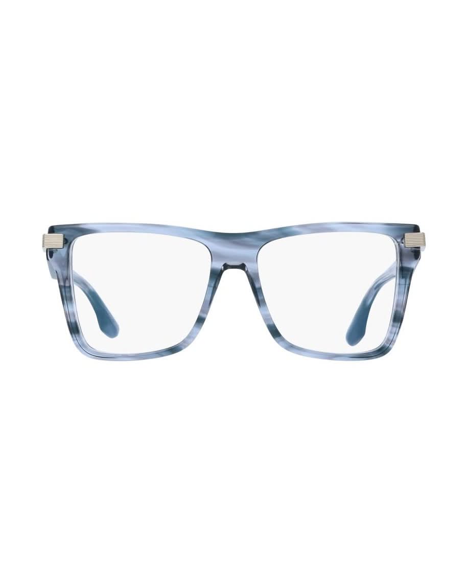 Victoria Beckham Gray Acetate Optical Frame Eyeglasses