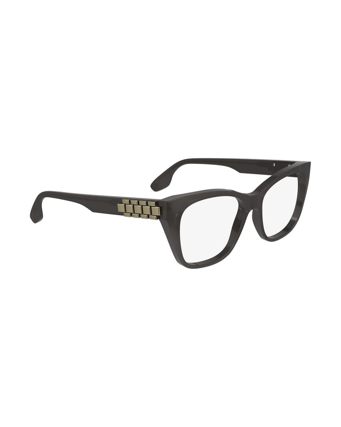 Victoria Beckham Gray Acetate Optical Frame Eyeglasses