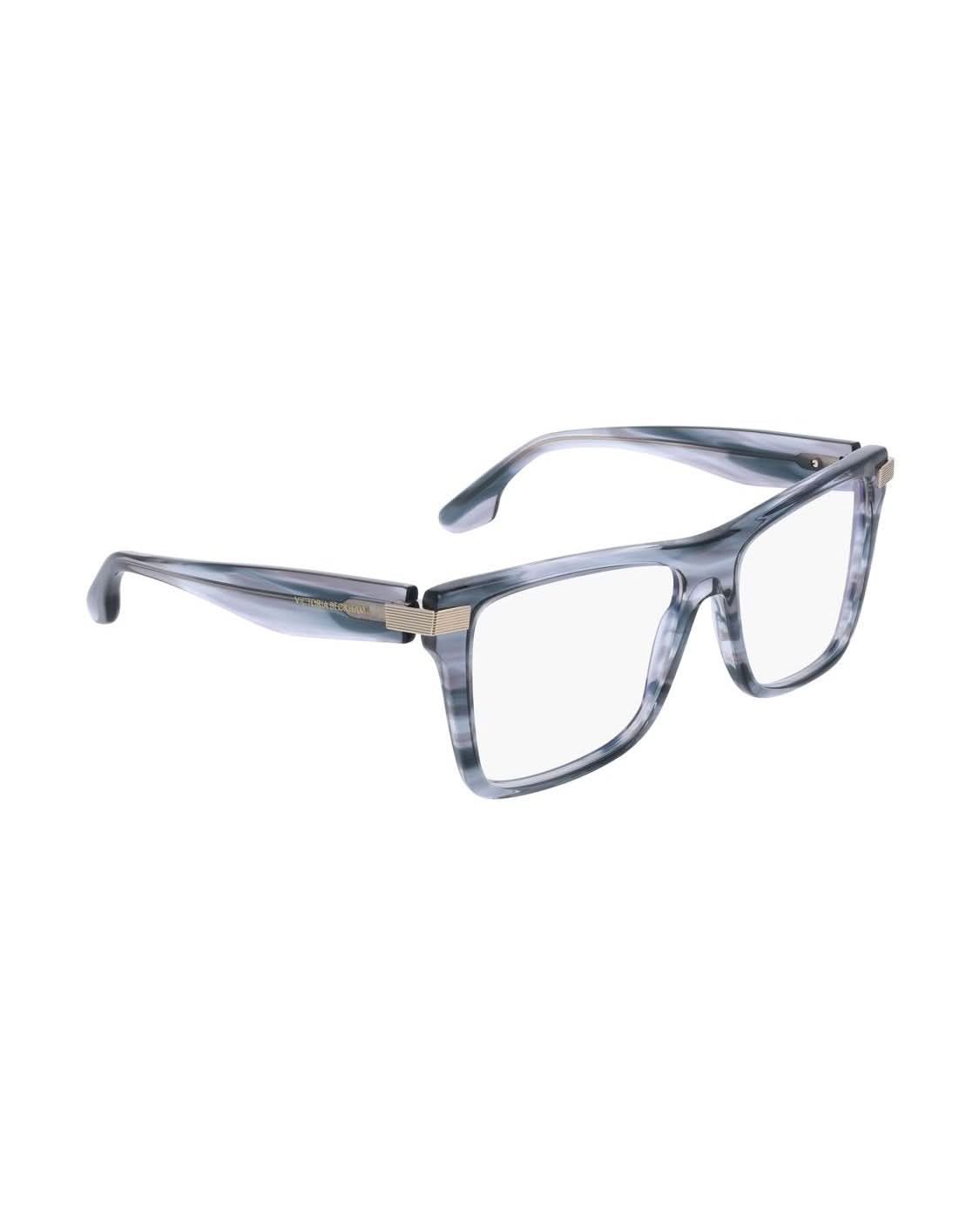 Victoria Beckham Gray Acetate Optical Frame Eyeglasses