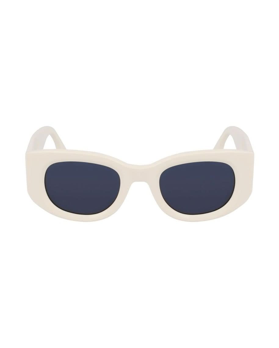 Victoria Beckham Gray Acetate Sunglasses Sunglasses