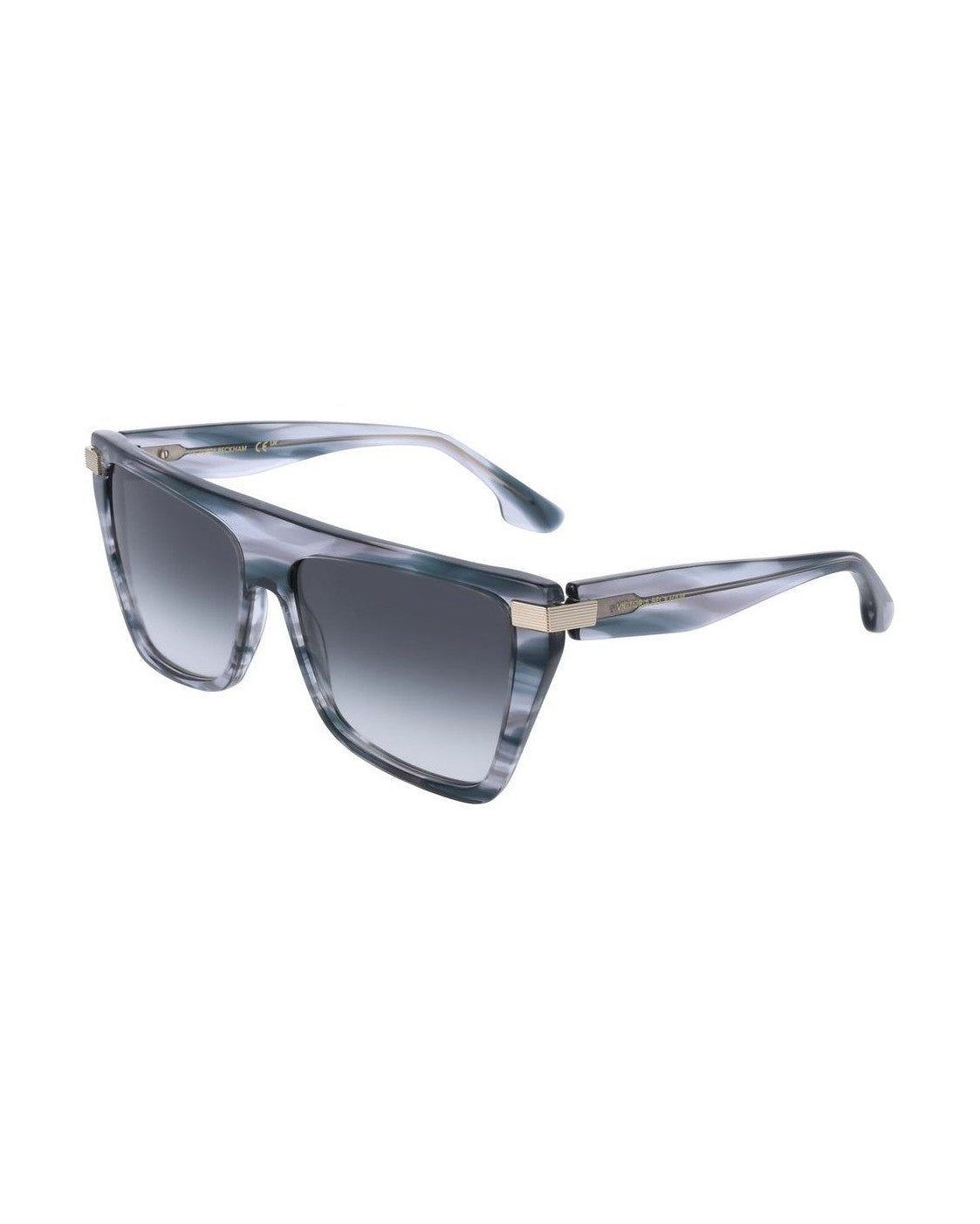 Victoria Beckham Gray Acetate Sunglasses Sunglasses