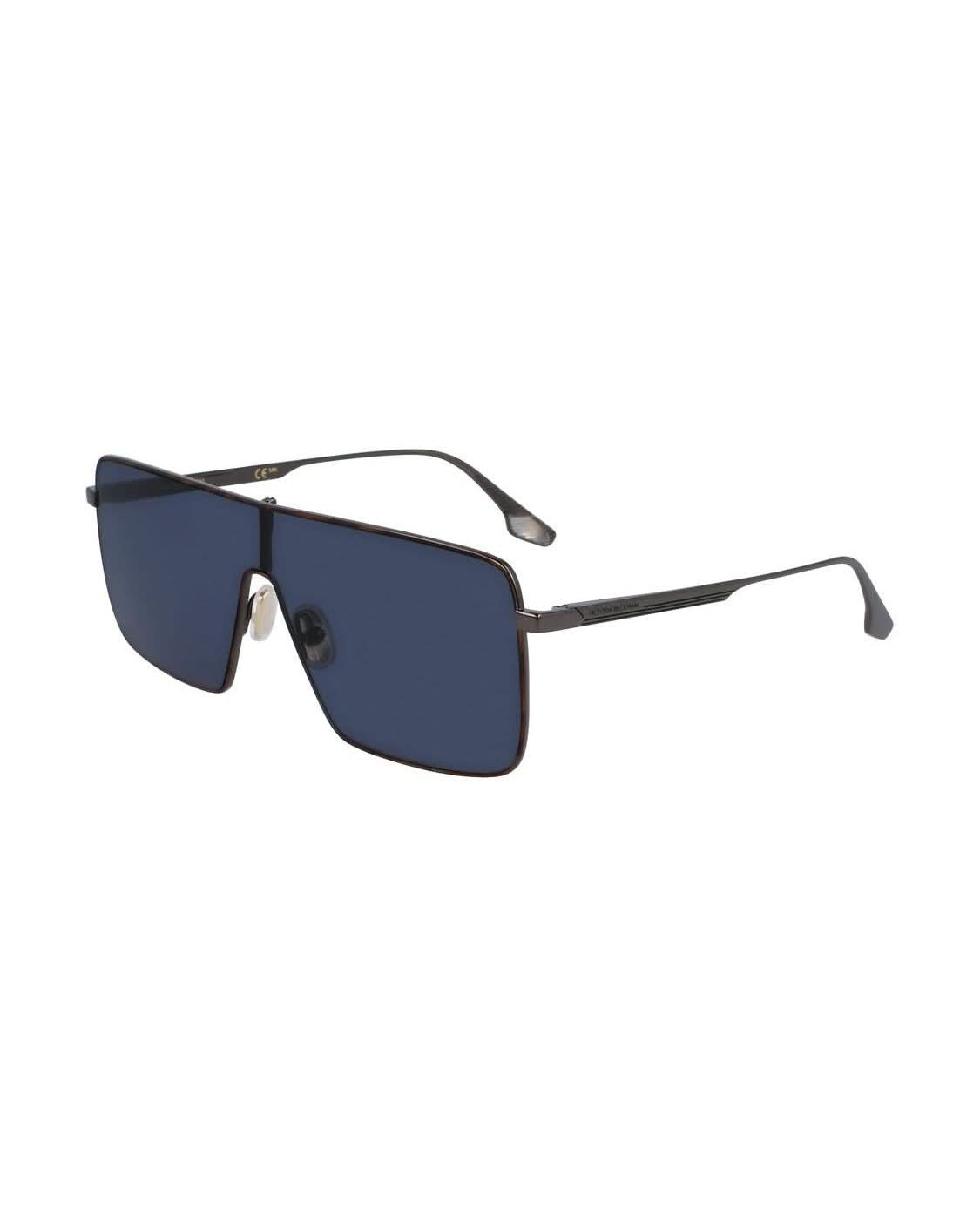 Victoria Beckham Gray Metal Sunglasses Sunglasses