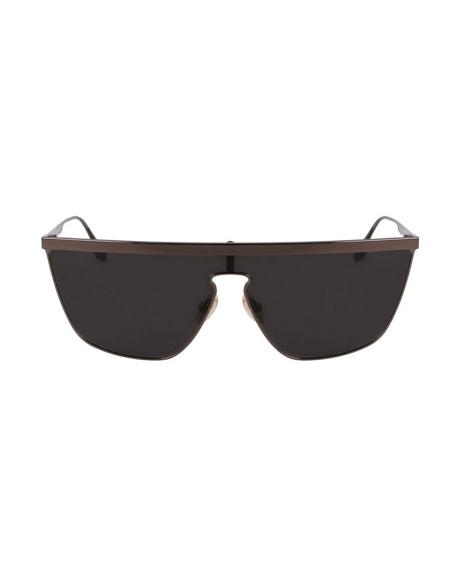 Victoria Beckham Gray Metal Sunglasses Sunglasses