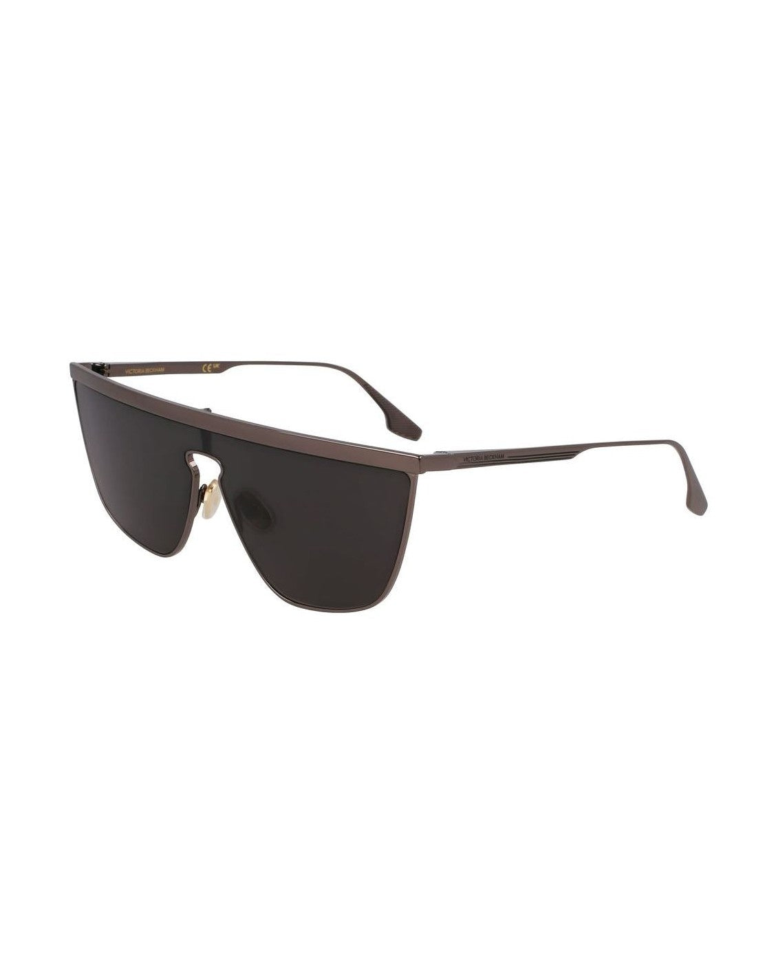 Victoria Beckham Gray Metal Sunglasses Sunglasses